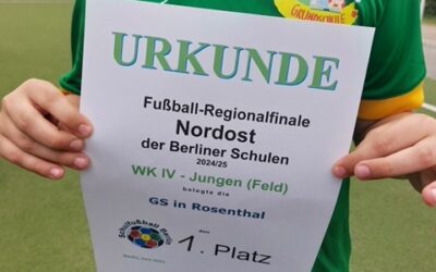 Nordostmeisterschaft Berlin – Unsere Schulmannschaft wird Meister